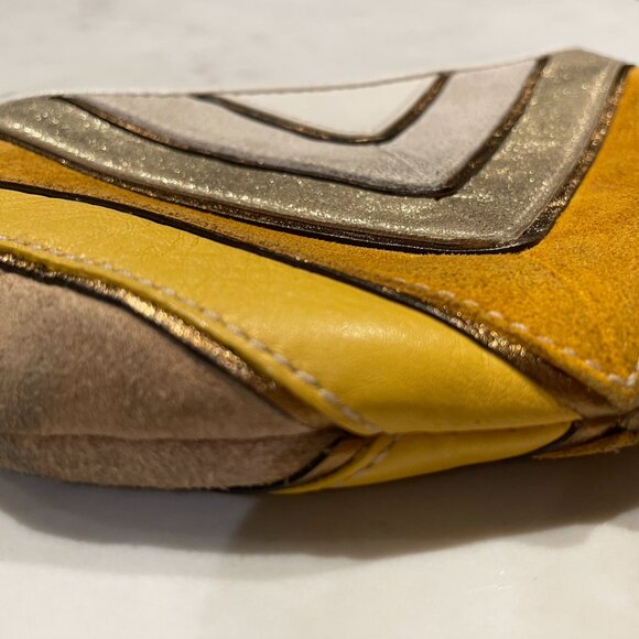 Coach Leather Suede Wristlet Wallet bag - Picture 9 of 10